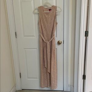 Vince Camuto Blush Lace jumpsuit